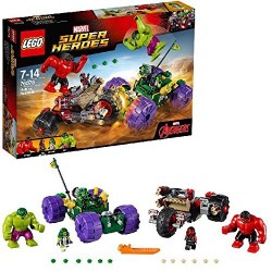 LEGO 76078 Marvel Super Heroes Hulk Vs Red Hulk Superhero Toy