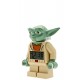 LEGO Star Wars Yoda Kids Minifigure Light Up Alarm Clock | green/brown | plastic | 7 inches tall | LCD display | boy girl | offi
