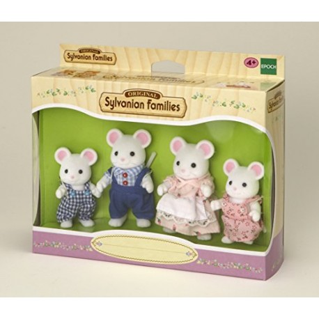 Sylvanian 4121 Families Mouse Family (White)