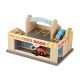 Melissa & Doug Service Station Parking Garage With 2 Wooden Cars and Drive