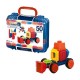 Bristle block 50 piece Basic builder case with handle