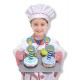Melissa & Doug Bake and Decorate Wooden Cupcake Play Food Set