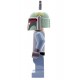 LEGO Star Wars Boba Fett Kids Minifigure Light Up Alarm Clock | green/blue | plastic | 9.5 inches tall | LCD display | boy girl 