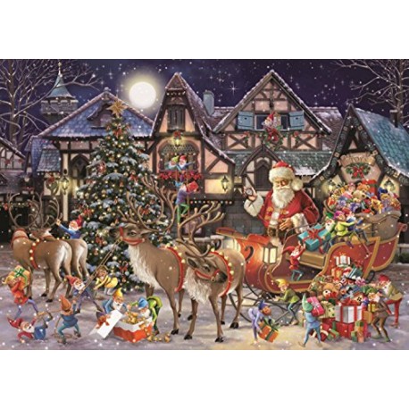 Falcon De Luxe Briefe An Den Weihnachtsmann Puzzle – 2x 1000 Teile, Für Erwachsene, Made In Niederlande