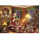 Falcon de luxe 11182 Santa's Christmas Helpers Jigsaw Puzzles in One Box, 2 x 1000