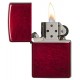 Zippo 21063 Windproof lighter without logo, Candy Apple Red, Regular