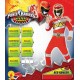 Rubie's Official Power Rangers Dino Charge Red Ranger Flat Chest, Children Costume