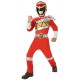 Rubie's Official Power Rangers Dino Charge Red Ranger Flat Chest, Children Costume