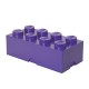 LEGO Friends Storage Brick 8 Knobs, Stackable Storage Box, 12 l, Purple
