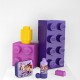 LEGO Friends Storage Brick 8 Knobs, Stackable Storage Box, 12 l, Purple