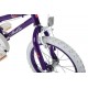 Sonic Belle Girls' Kids Bike Purple 1 speed colour cordinated spoked wheels fully enclosed chainguard and easy reach brakes