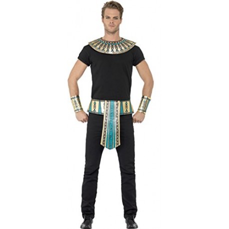 Smiffy's Women's Egyptian Kit, Collar, Cuffs & Belt, One Size, Color