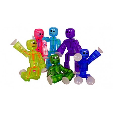 StikBot Figure (Pack of 6, Colours May Vary)