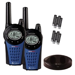 Cobra MT975 PMR446 Walkie Talkie Radio Twin Pack With Charger And Batteries