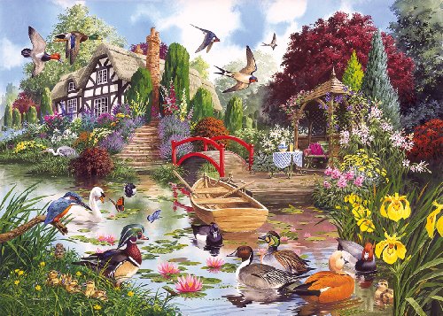 Gibsons Flora and Fauna Jigsaw Puzzle (4 x 500 pieces)