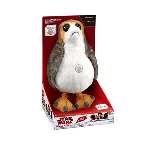 Star Wars SW05118 Star Wars Episode VIII Premium 2017 Style Talking Plush Toy, 12