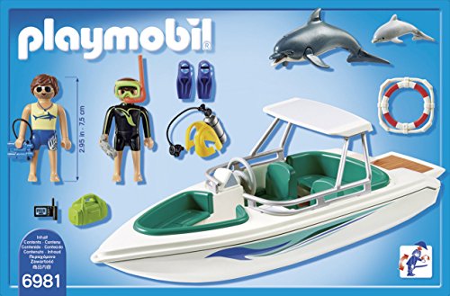 Playmobil 6981 Family Fun Diving Trip with Floating Speedboat