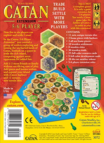 Catan 5 and 6 Player Extension