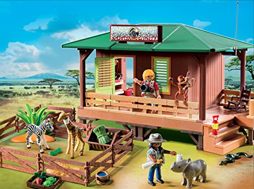 Playmobil 6936 Wildlife Ranger Station with Animal Area