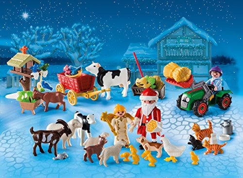 Playmobil 6624 Advent Calendar 'Christmas on the Farm' with Extra Animals