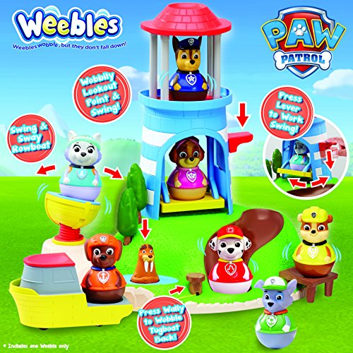 Weebles Paw Patrol Pull and Play Seal Island Playset