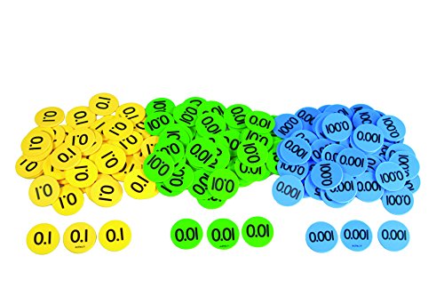 Inspirational Classrooms 3133405 Decimal Place Value Counters Educational Toy (Pack of 300)