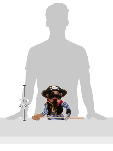 Melissa & Doug Pirate Puppet With Detachable Wooden Rod for Animated Gestures Melissa & Doug Pirate Puppet With Detachable Wooden Rod for Animated Gestures