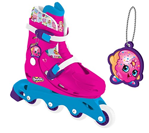 Shopkins M01888 In Line Skates with Keychain