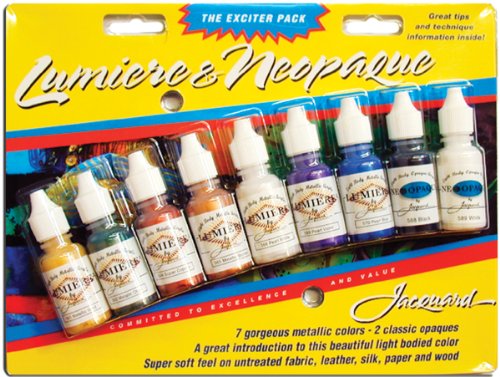 Jacquard Products Jacquard Lumiere/Neopaque Pack, 0.5 oz (pack of 9)