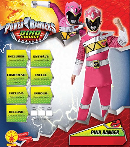 Rubie's Official Child's Power Rangers Dino Charge Pink Ranger