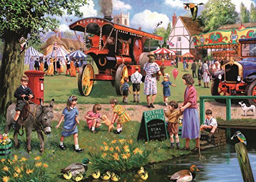 Falcon de luxe The Village Green Jigsaw Puzzles in one Box (4 x 1000