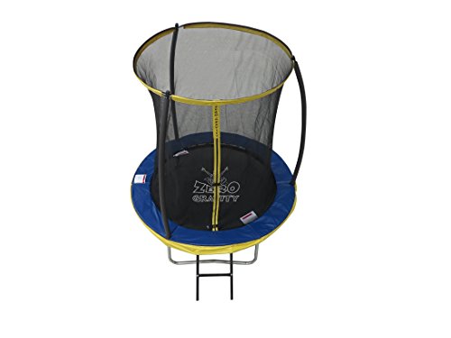 Zero Gravity Kids Ultima 4 High Spec Trampoline with Safety Enclosure Netting and Ladder