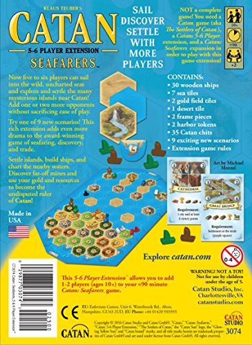 Catan Seafarers 5 and 6 Player Extension
