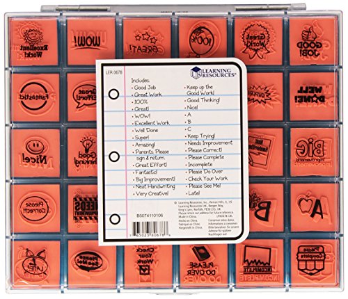 Learning Resources Teacher Stamps 30 stamps Learning Resources Teacher Stamps 30 stamps