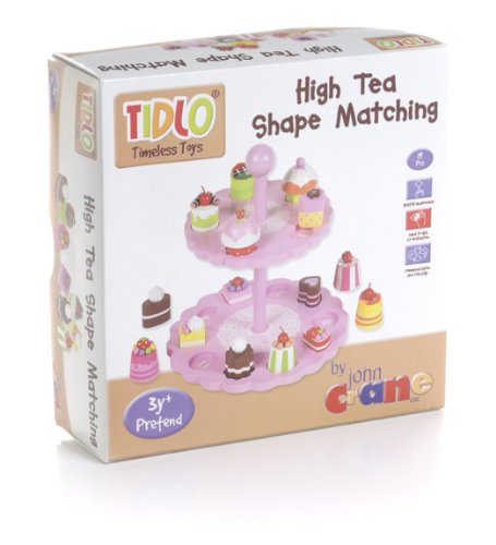 Tidlo High Tea Shape Matching Cupcake Set (Pink)