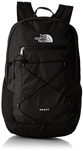 The North Face Rodey Unisex Outdoor Backpack available in Tnf Black Emboss/Tnf Black