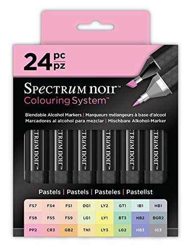 Spectrum Noir Pen Set, Pack of 24, Pastel