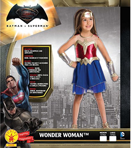 Rubie's Official Child's Dc Comics Warner Bros Dawn of Justice Wonder Woman Costume