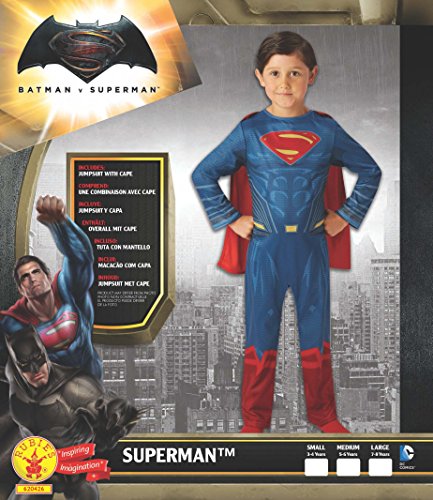 Rubie's Official Child's Dc Comics Warner Bros Dawn of Justice Superman Costume