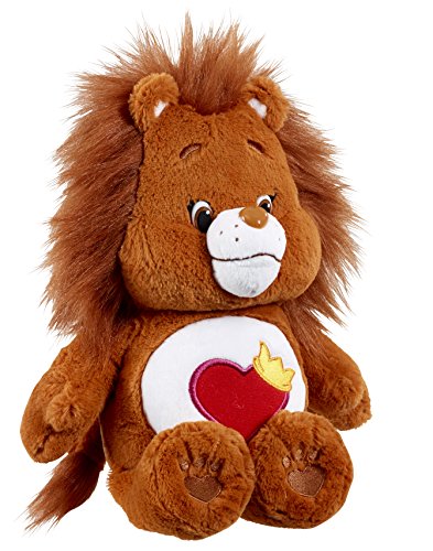 Care Bears 14665 Brave Heart Lion Plush Toy With DVD (Medium)