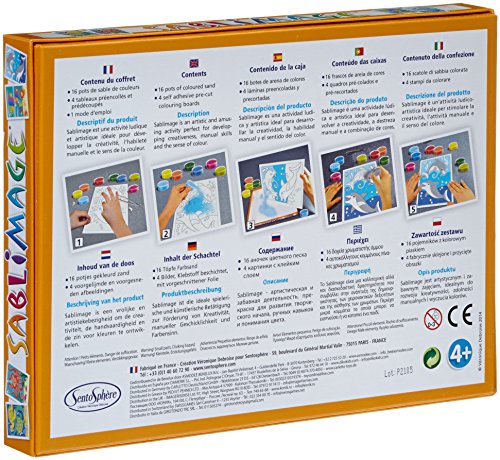 Sentosphère 3980880 Sand Image Fish and Dolphins Craft Set