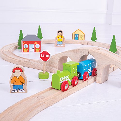 Bigjigs Rail Wooden Figure of Eight Train Set