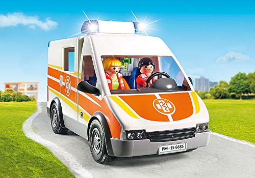 Playmobil 6685 City Life Ambulance with Lights and Sound Playmobil 6685 City Life Ambulance with Lights and Sound