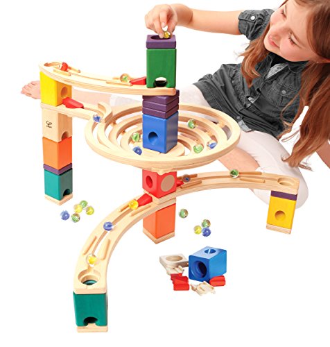 Hape Quadrilla Wooden Marble Run Builder
