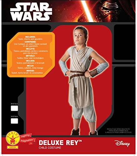 Rubie's Official Star Wars Rey Deluxe, Child Costume for 9