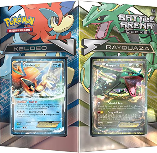 Pokemon POK80168 TCG Battle Arena Deck Rayquaza vs Keldeo Card Game