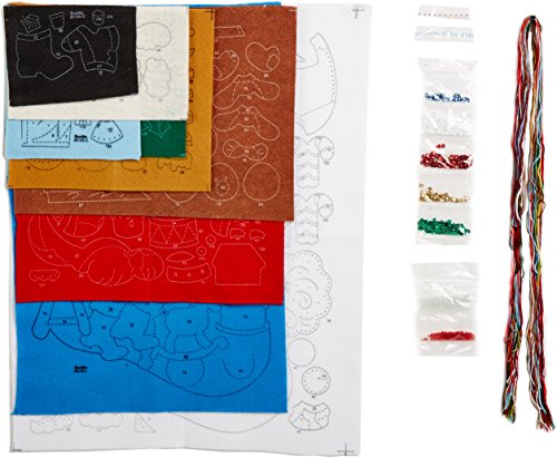 Bucilla In The Workshop Stocking Felt Applique Kit