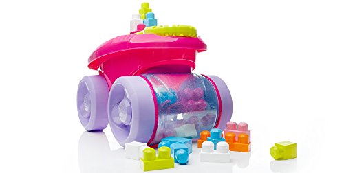 MegaBloks First Builders Block Scooping Wagon Toy (Pink)