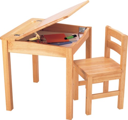 Pintoy Natural Wooden Desk and Chair