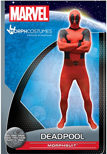 Official Deadpool Basic Morphsuit Fancy Dress Costume